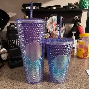 venti and grande sized mermaid ombré cup